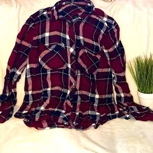 Flannel Button Down Shirt